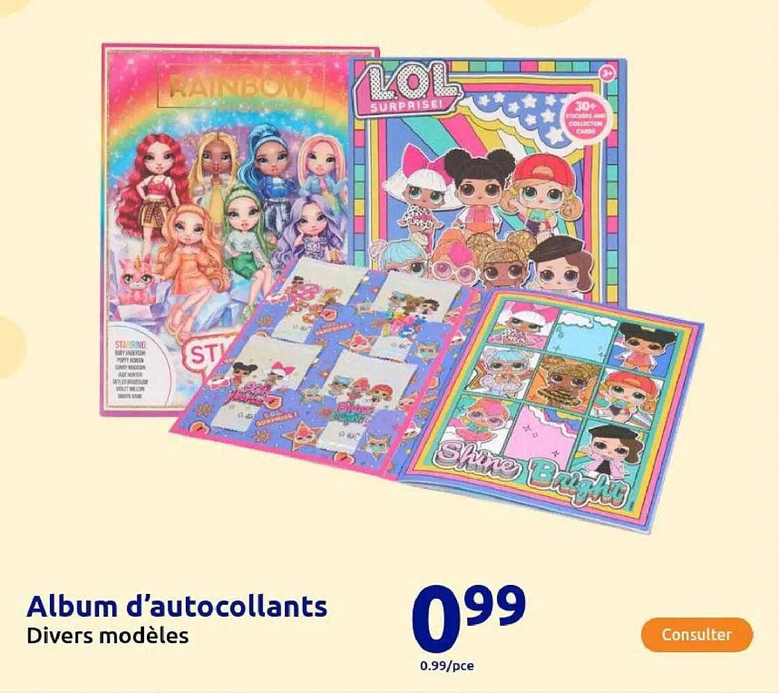 Album d’autocollants