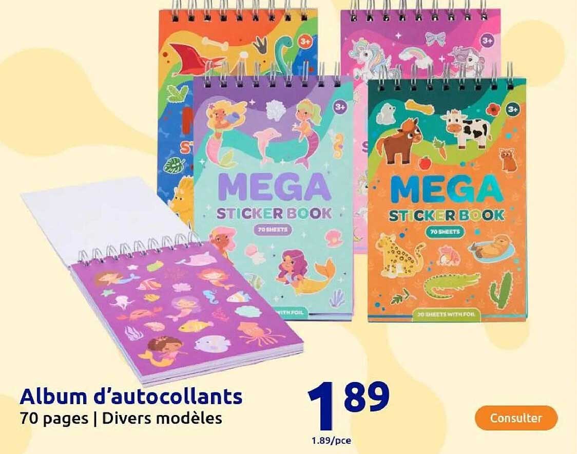 Album d'autocollants