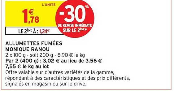 ALLUMETTES FUMÉES MONIQUE RANOU