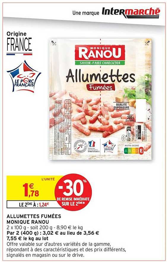 ALLUMETTES FUMÉES MONIQUE RANOU