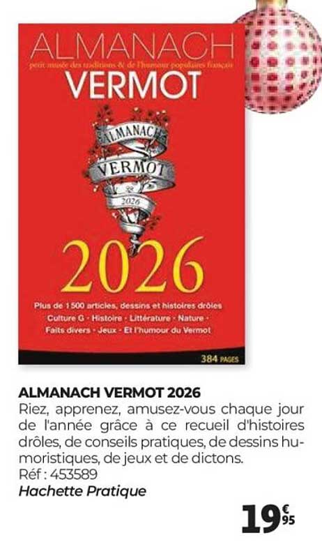 ALMANACH VERMOT 2026