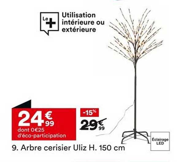 Arbre cerisier Uliz H. 150 cm