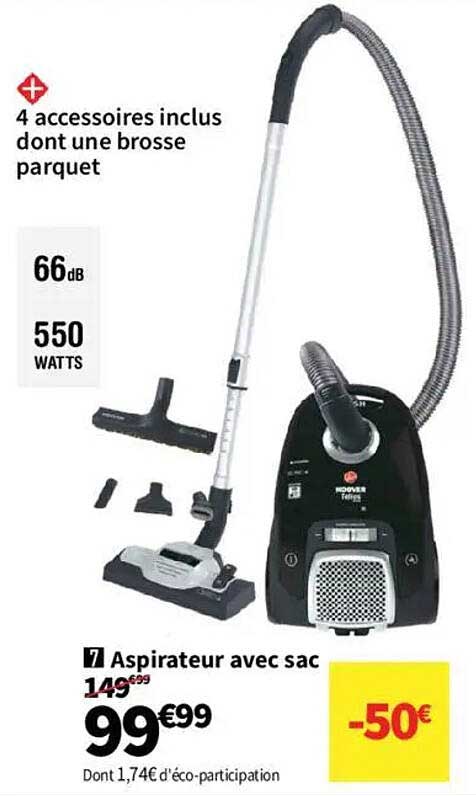 Aspirateur avec sac