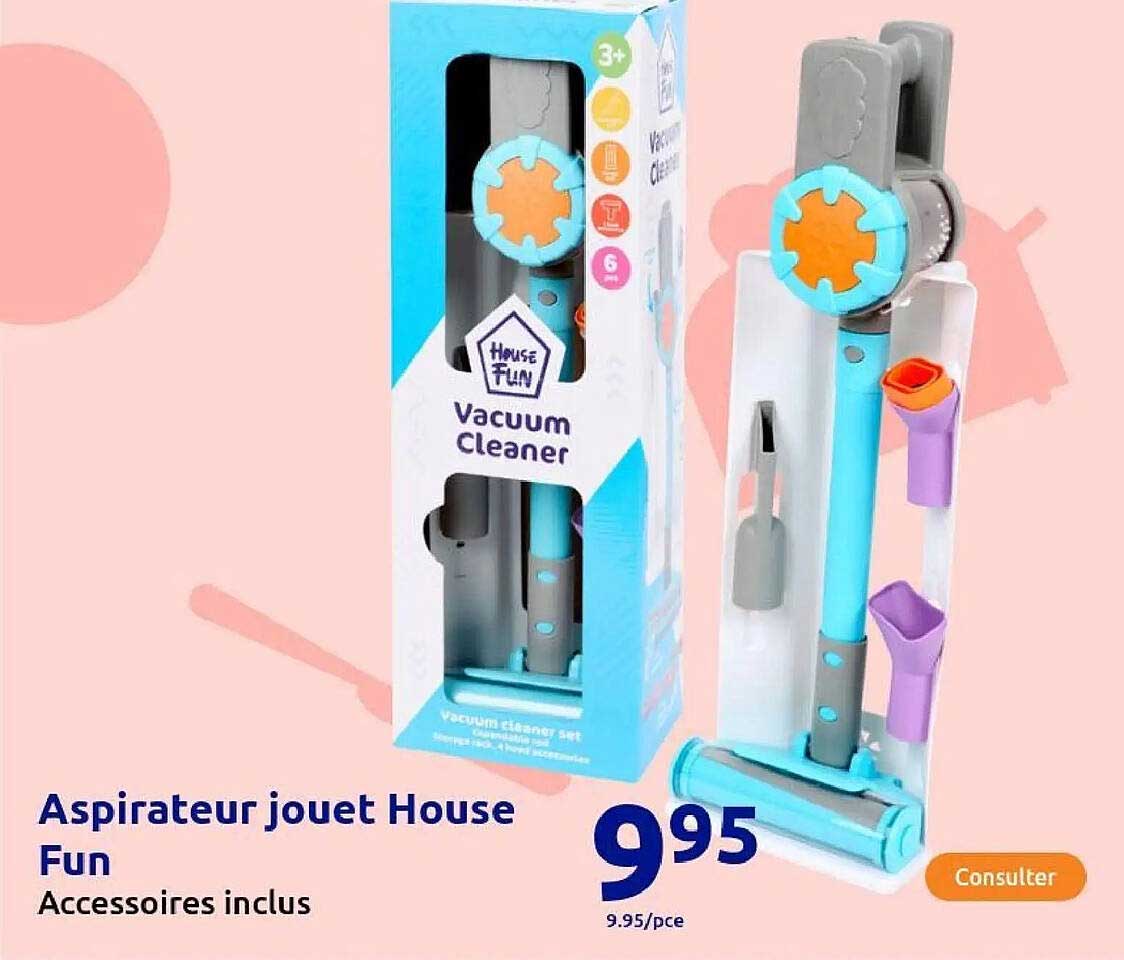 Aspirateur jouet House Fun