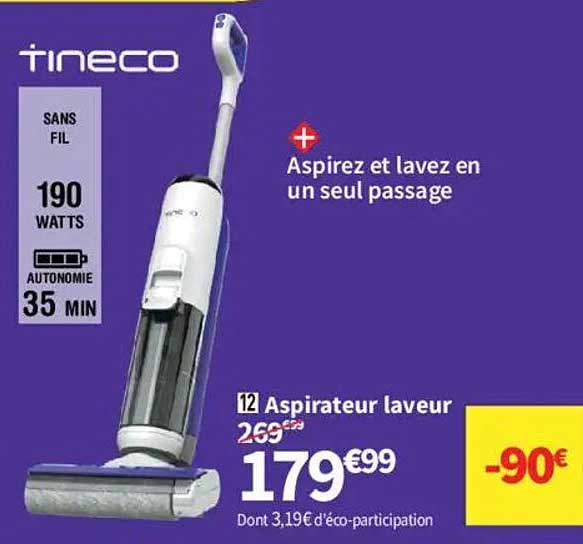 Aspirateur laveur