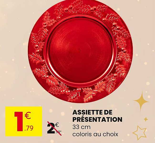 ASSIETTE DE PRÉSENTATION