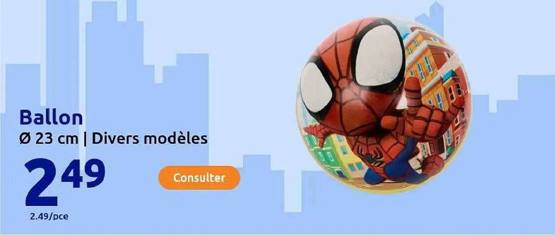 Ballon Ø 23 cm | Divers modèles