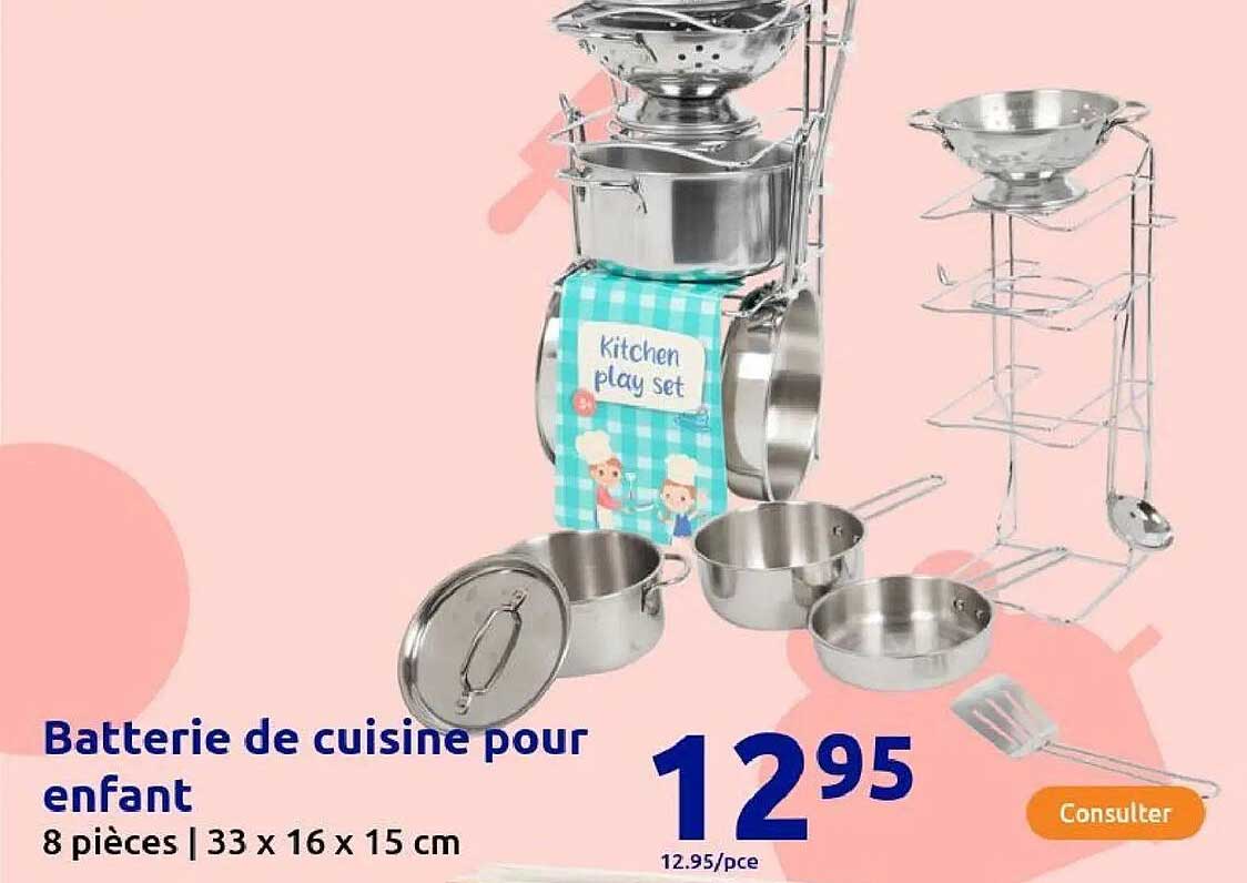 Batterie de cuisine pour enfant