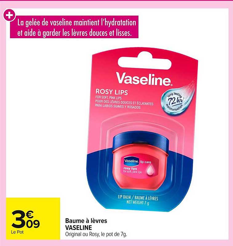 Baume à lèvres VASELINE