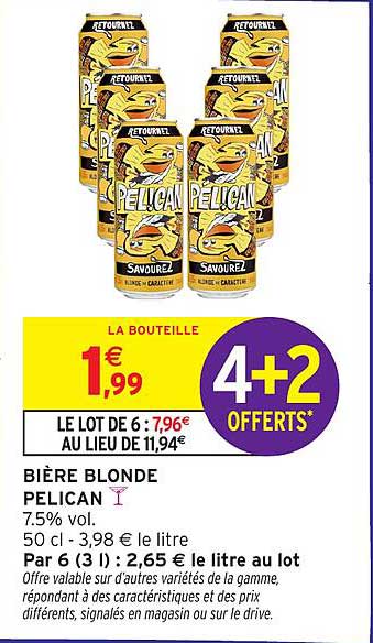 Bière Blonde Pelican