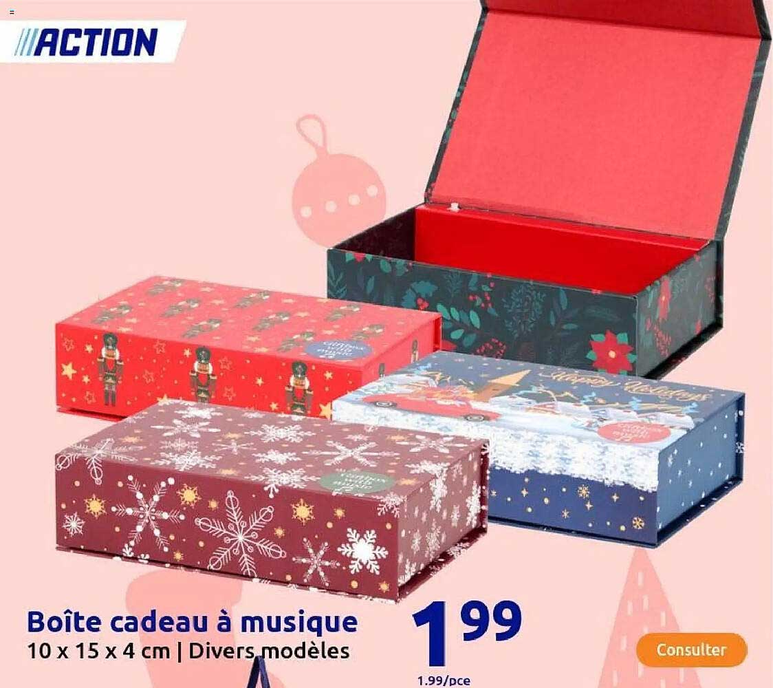 Boîte cadeau à musique