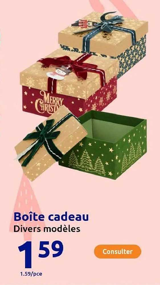 Boîte cadeau Divers modèles
