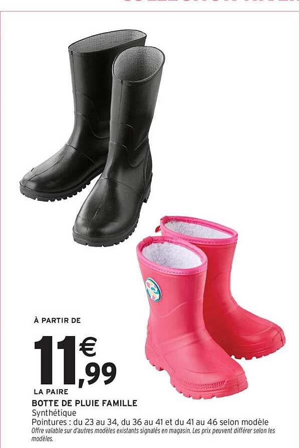 BOTTE DE PLUIE FAMILLE