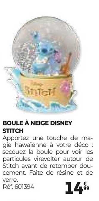 BOULE À NEIGE DISNEY STITCH