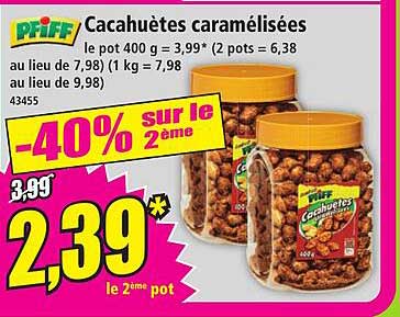 Cacahuètes caramélisées