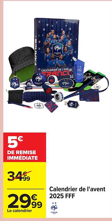 Calendrier de l'avent 2025 FFF