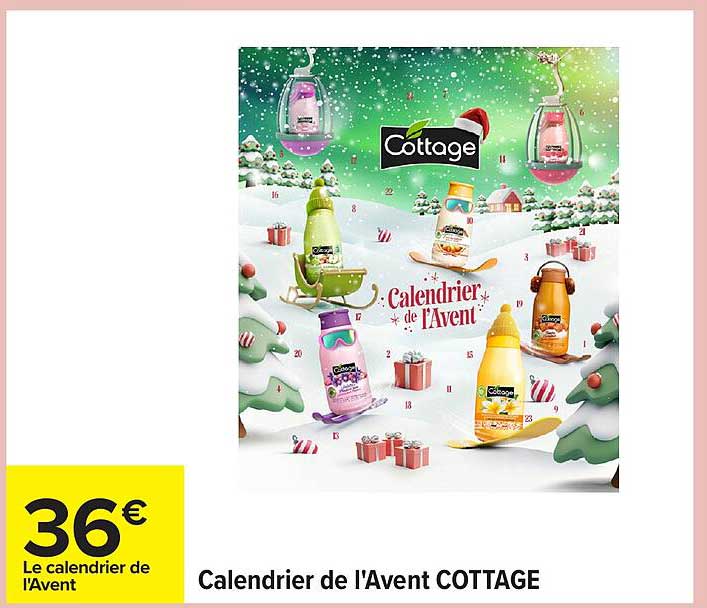 Calendrier de l'Avent COTTAGE