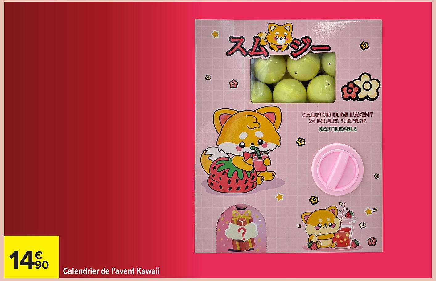 Calendrier de l'avent Kawaïi