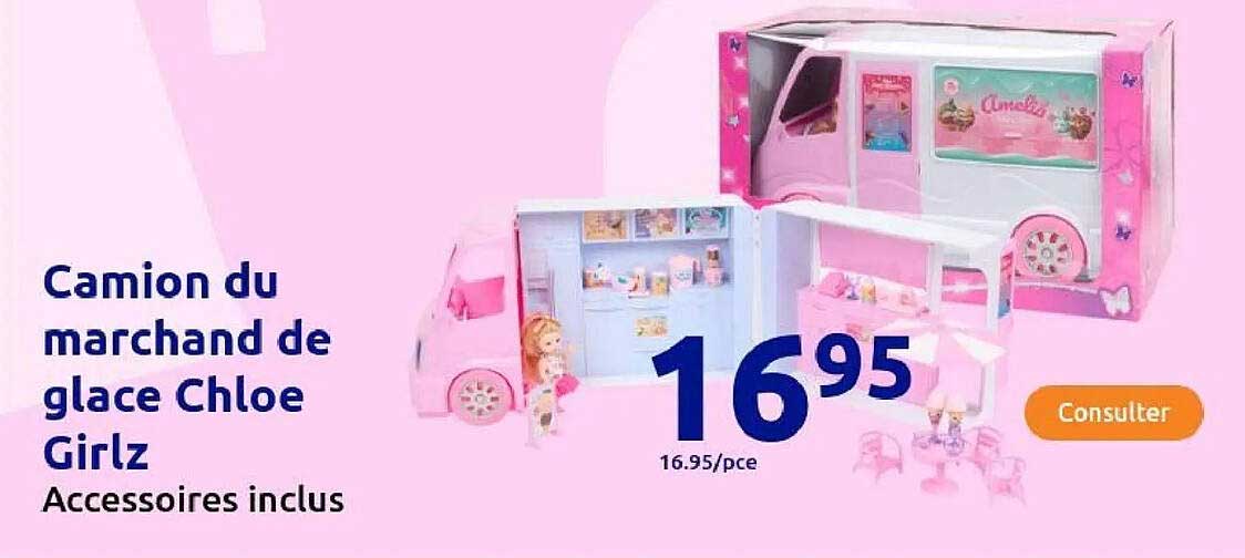Camion du marchand de glace Chloe Girlz