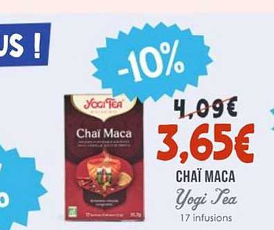 CHAI MACA Yogi Tea 17 infusions