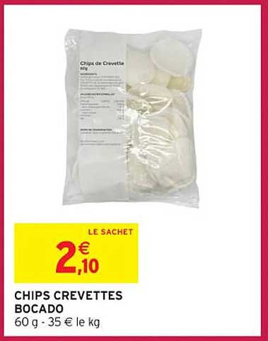 CHIPS CREVETTES BOCADO
