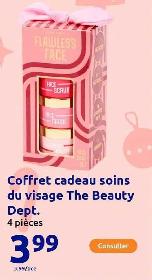 Coffret cadeau soins du visage The Beauty Dept.