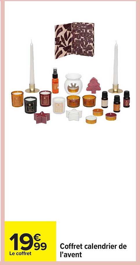 Coffret calendrier de l'avent