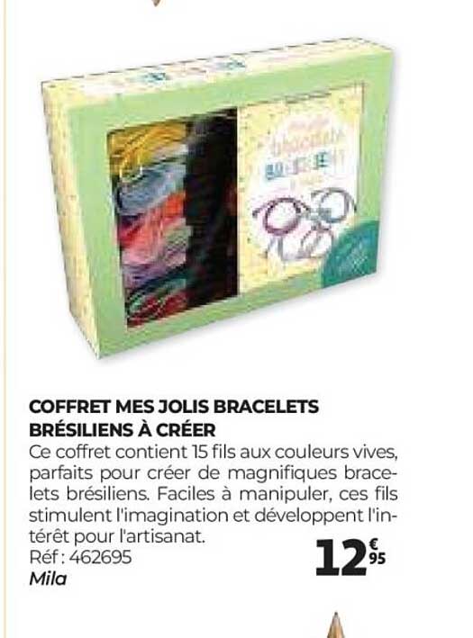 COFFRET MES JOLIS BRACELETS BRÉSILIENS À CRÉER
