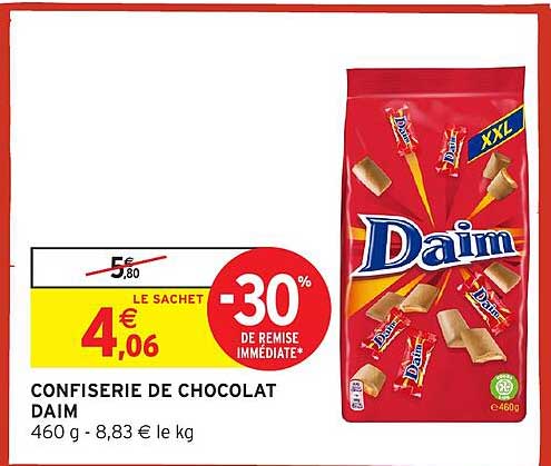 CONFISERIE DE CHOCOLAT DAIM