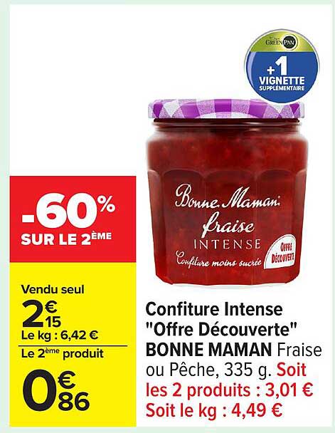 Confiture Intense "Offre Découverte"