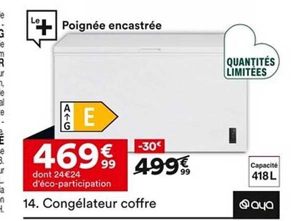 Congélateur coffre