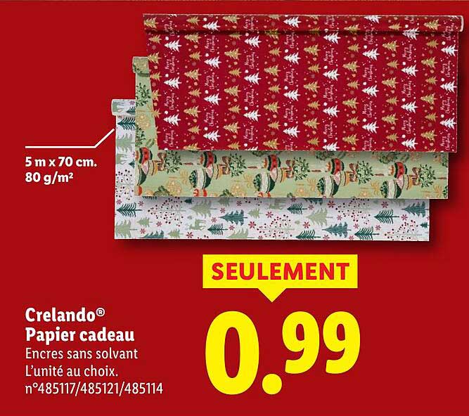 Crelando® Papier cadeau
