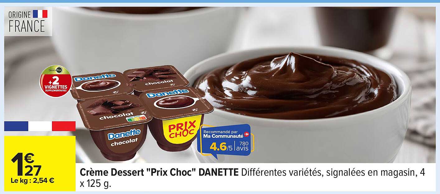 Crème Dessert "Prix Choc" DANETTE