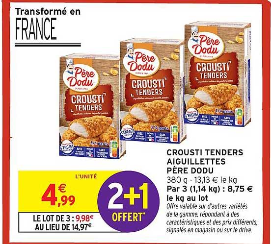 CROUSTI TENDERS AIGUILLETTES PÈRE DODU