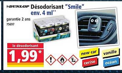 Désodorisant "Smile" env. 4 ml