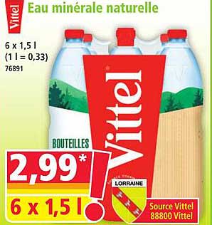 Eau minérale naturelle