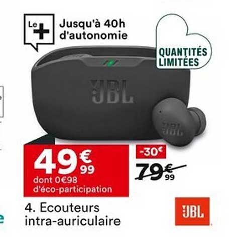 Ecouteurs intra-auriculaires JBL