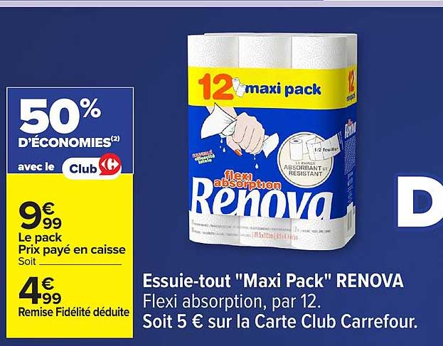 Essuie-tout "Maxi Pack" RENOVA