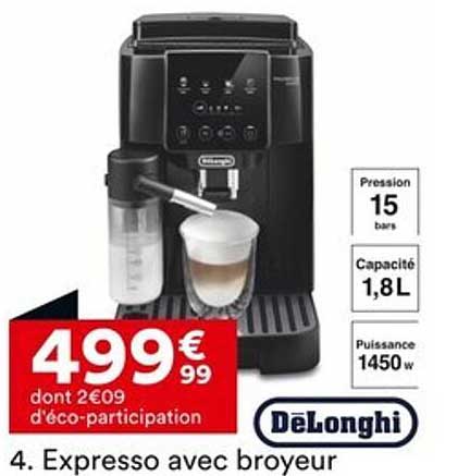 Expresso avec broyeur
