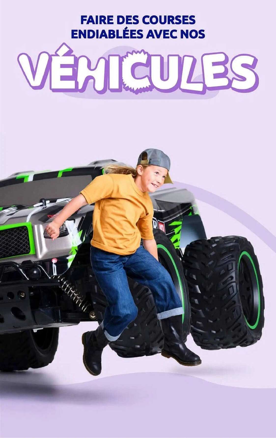 FAIRE DES COURSES ENDIABLÉES AVEC NOS VÉHICULES