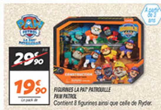 FIGURINES LA PAT' PATROUILLE PAW PATROL