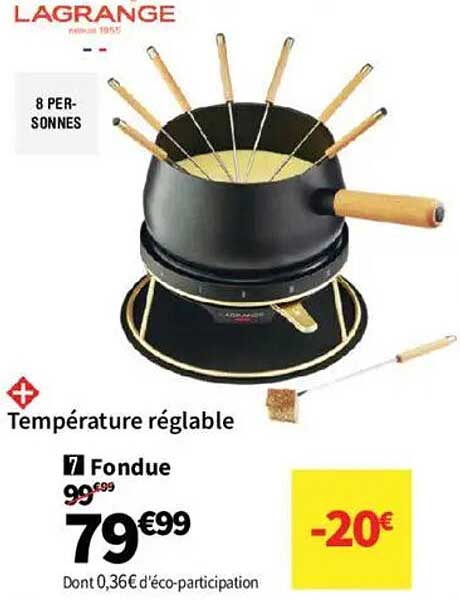 Fondu LAGRANGE 8 personnes