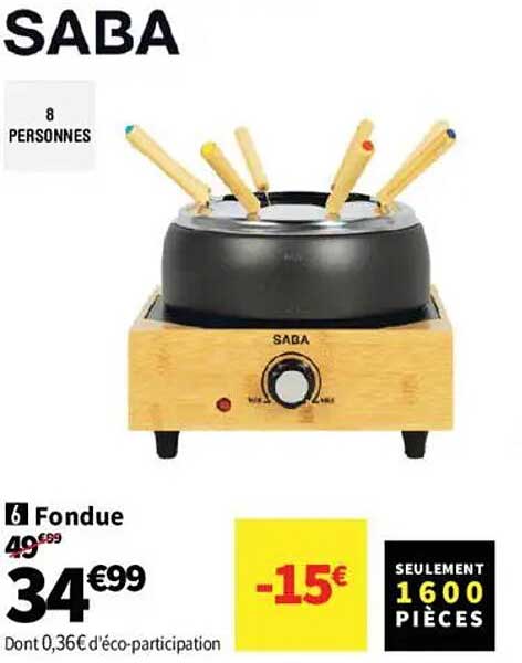 Fondue SABA 8 personnes