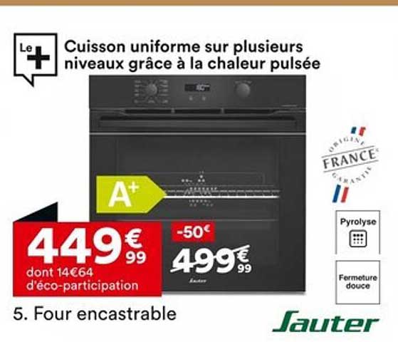 Four encastrable Sauter