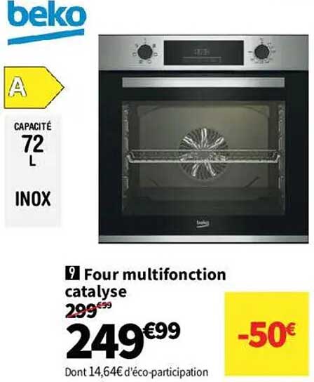 Four multifonction catalyse