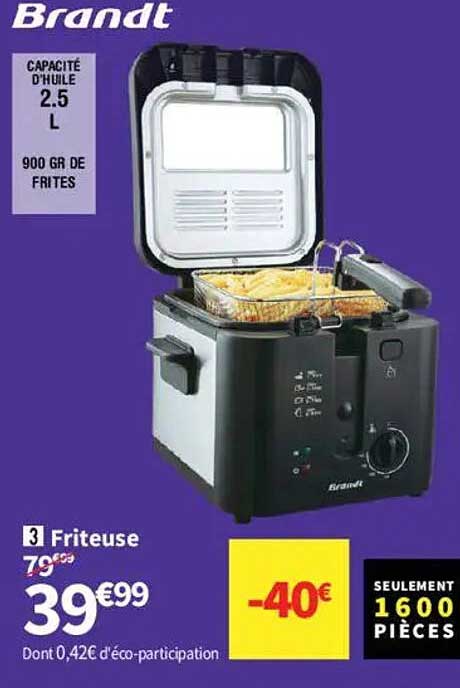 Friteuse Brandt 2.5 L