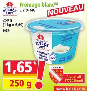 Fromage blanc 3,2 % MG