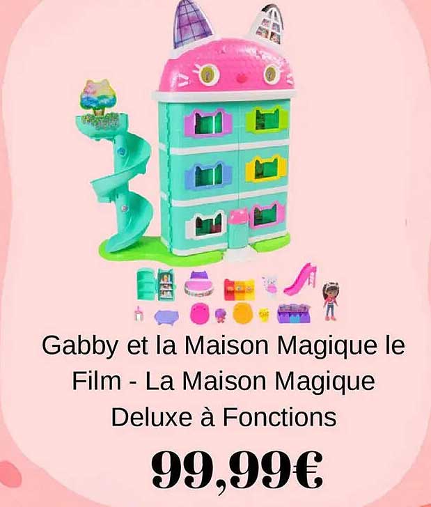 Gabby et la Maison Magique le Film - La Maison Magique Deluxe à Fonctions