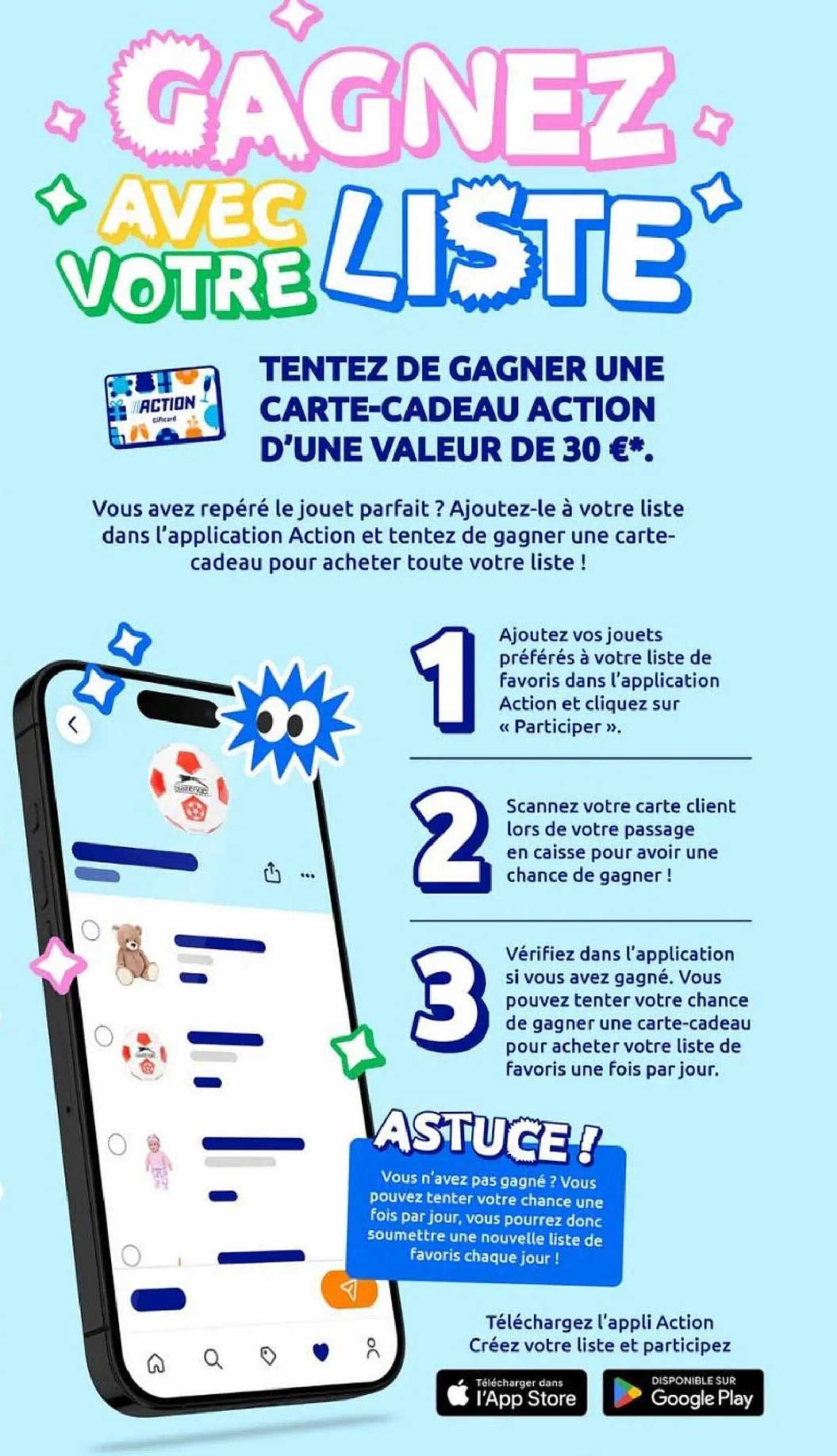 GAGNEZ AVEC VOTRE LISTE