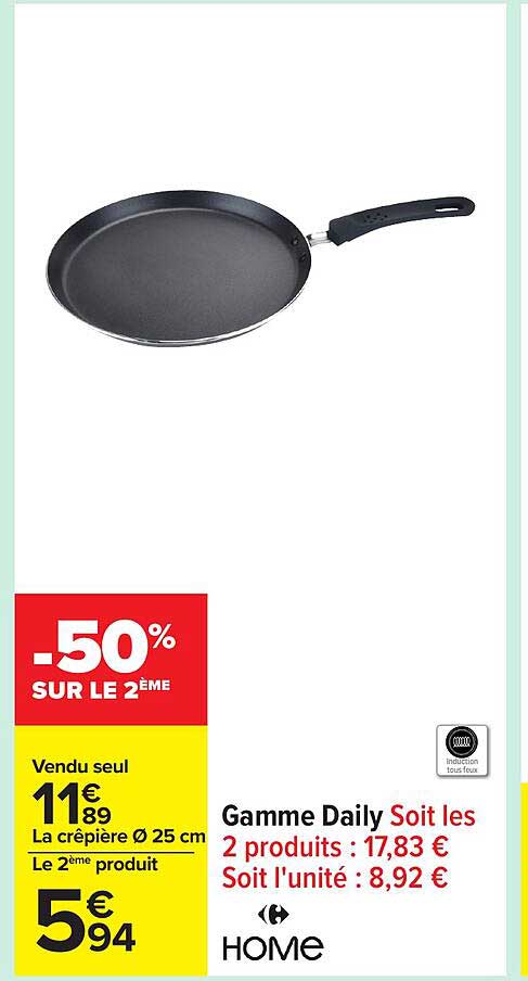 Gamme Daily Soit les 2 produits : 17,83 €